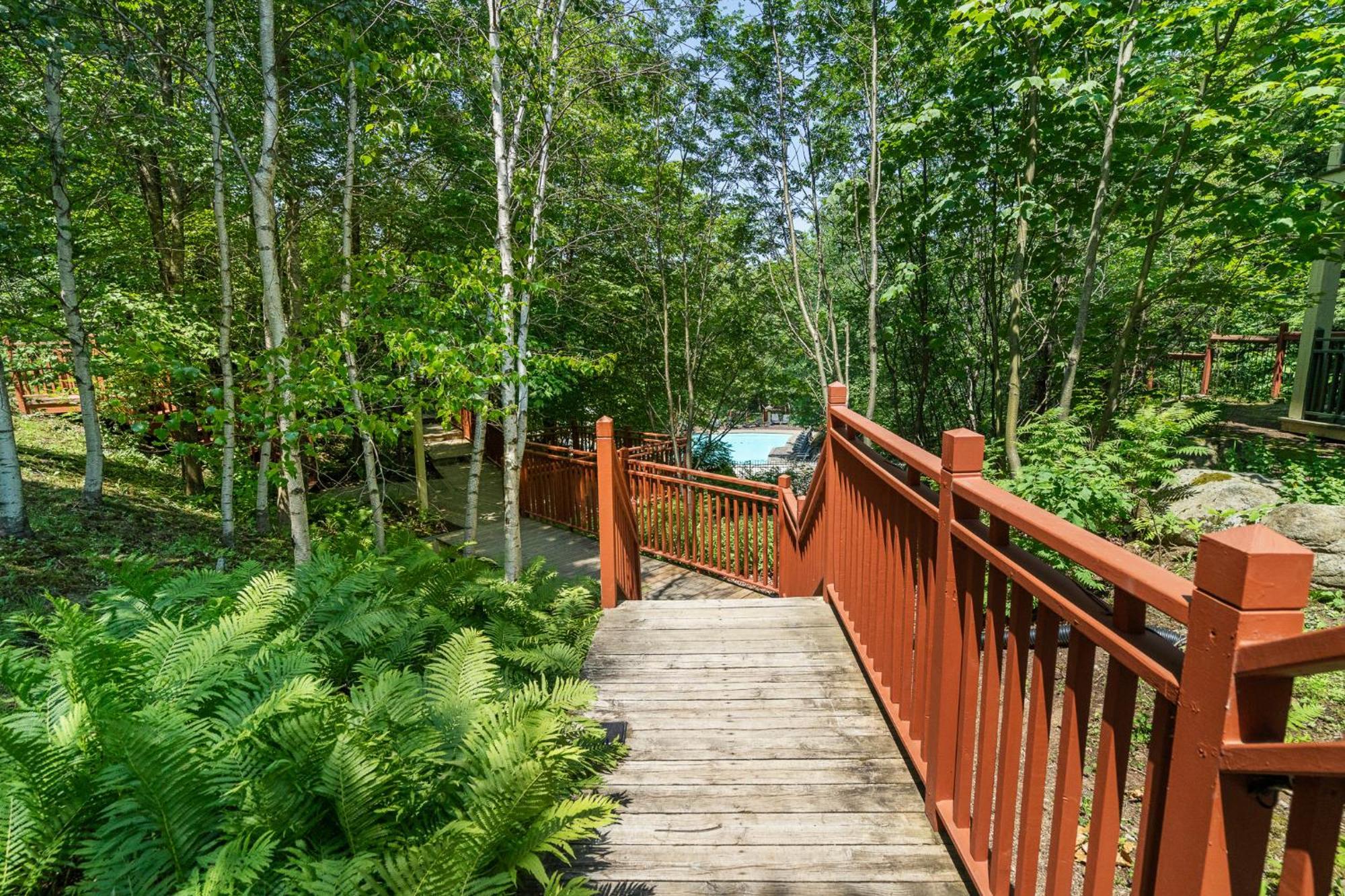 Les Eaux - 2Bdrs W Pool & Hot Tub Near Village Mont-Tremblant Eksteriør billede